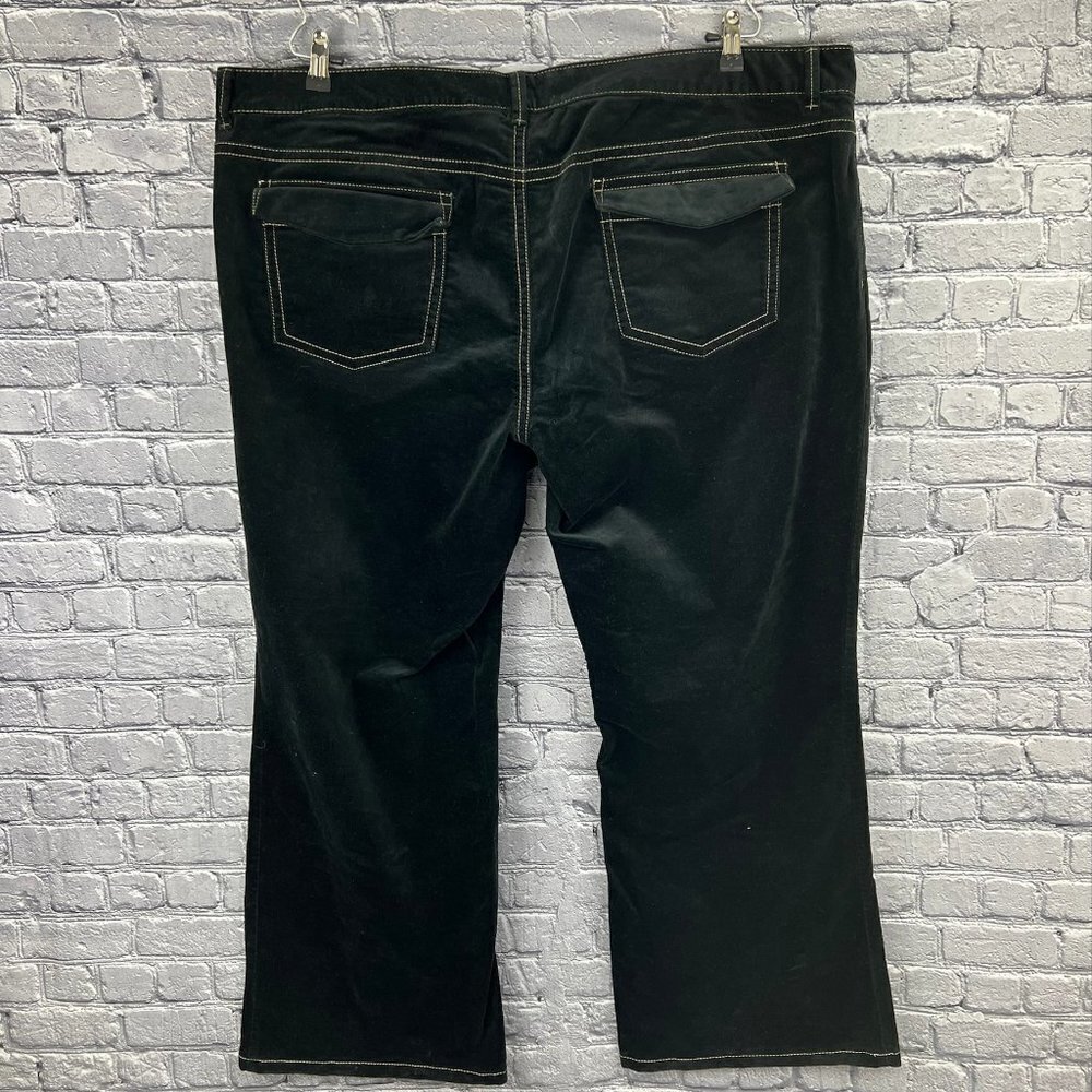 Old Navy Black Velvet Corduroy Jeans Size 24 - Picture 3 of 5